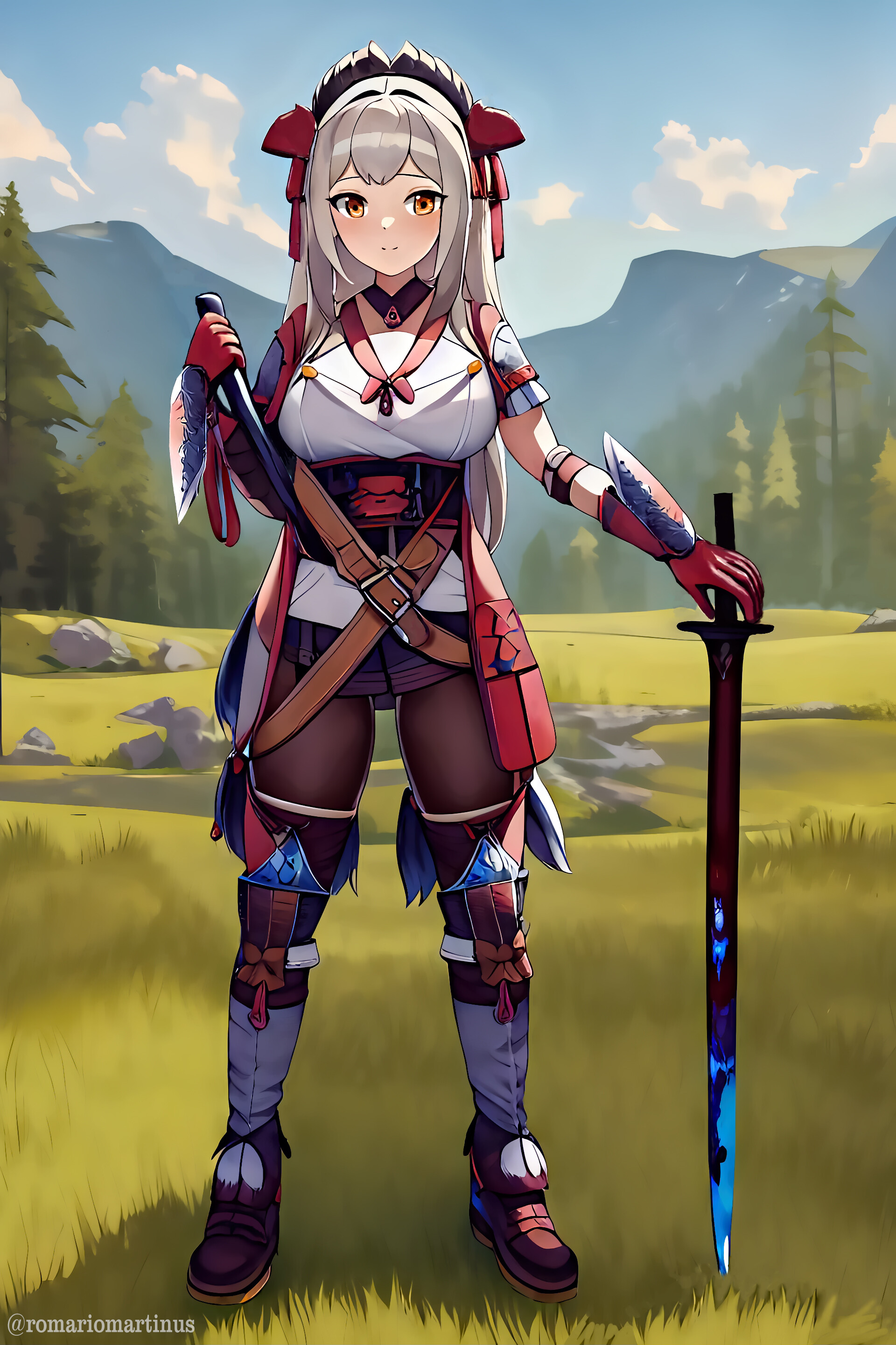 ArtStation - Female Anime Hunter Girl